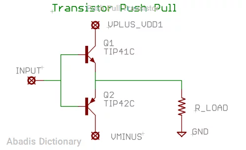 push pull transistor